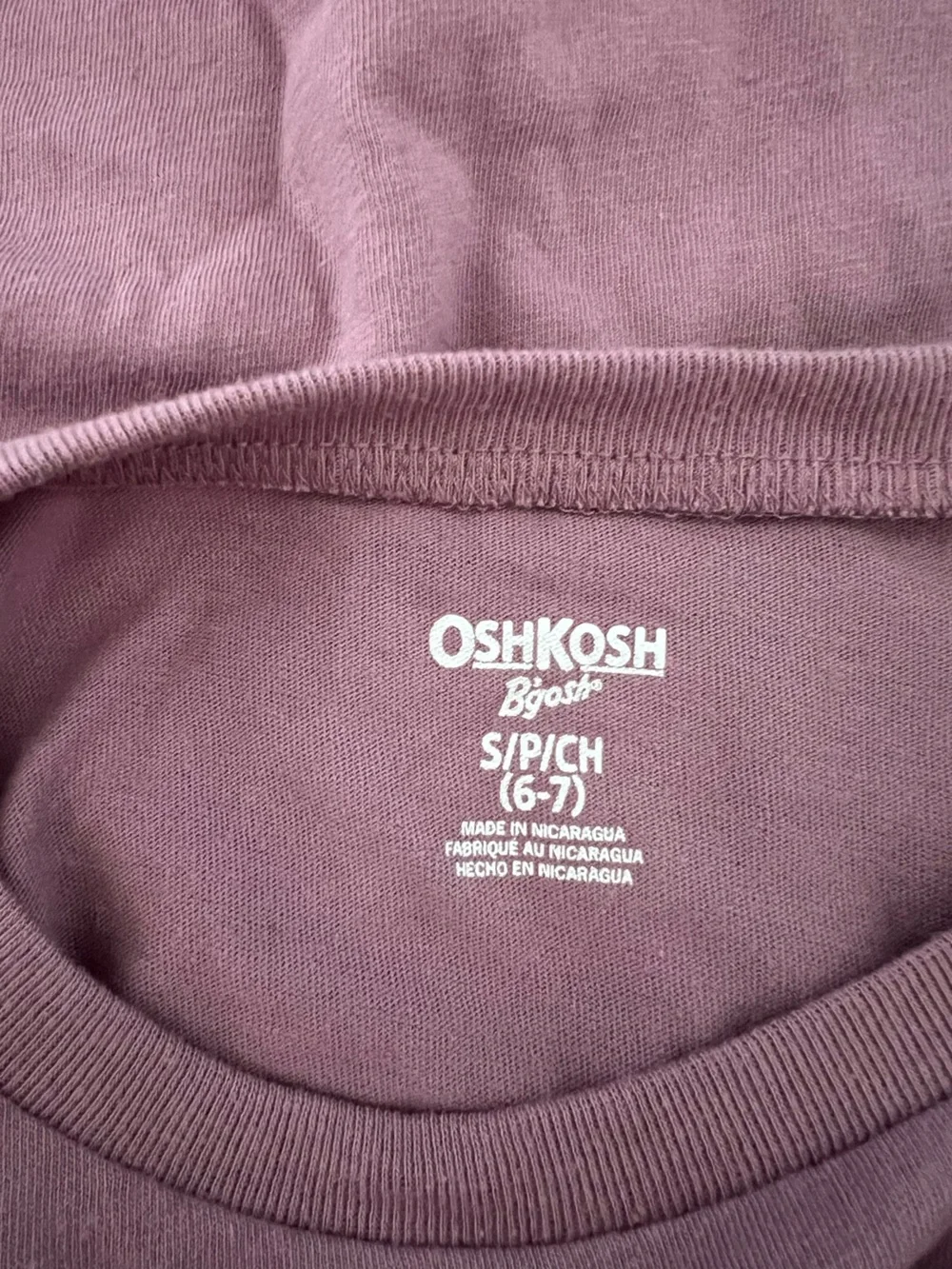 Carter's Floral Dress and Osh Kosh Lavender Graphic Tee Bundle